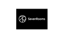 SevenRooms company logo on black background