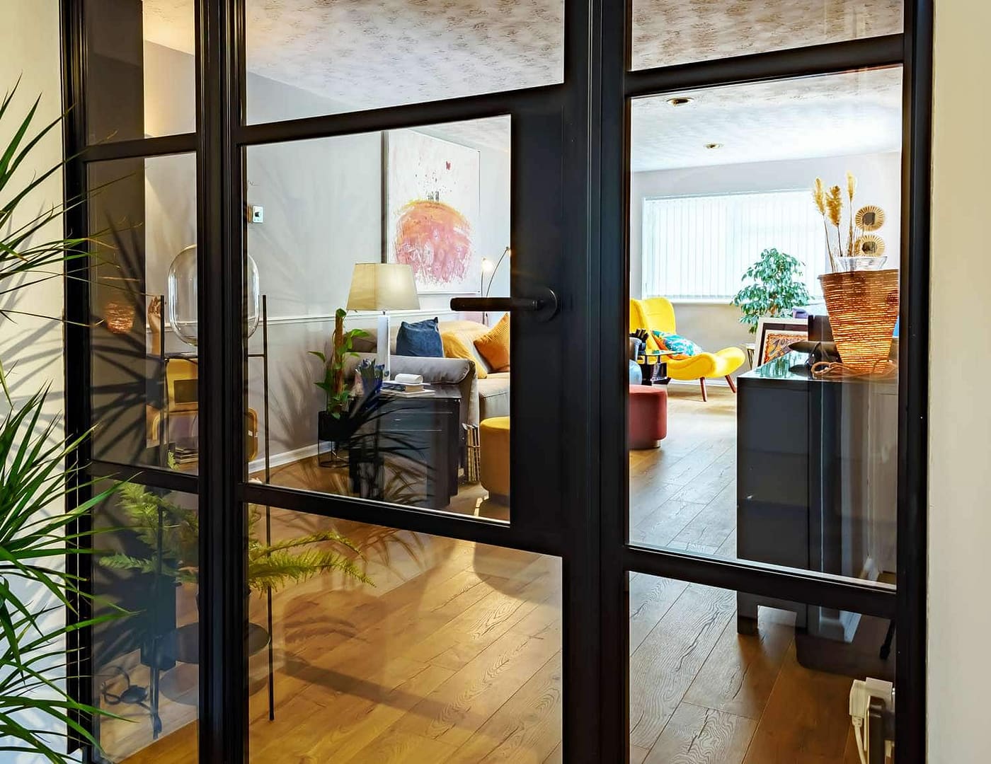 Steel look internal doors