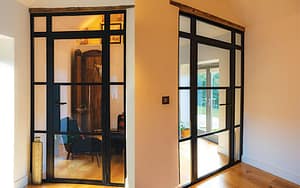 Aluminium internal doors