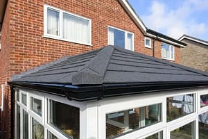 Tiled conservatory roof