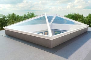 Modern style roof lantern