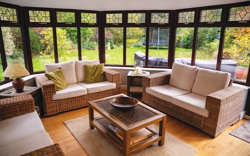 conservatory roof interior