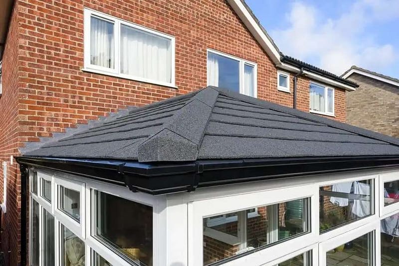 Tiled conservatory roof