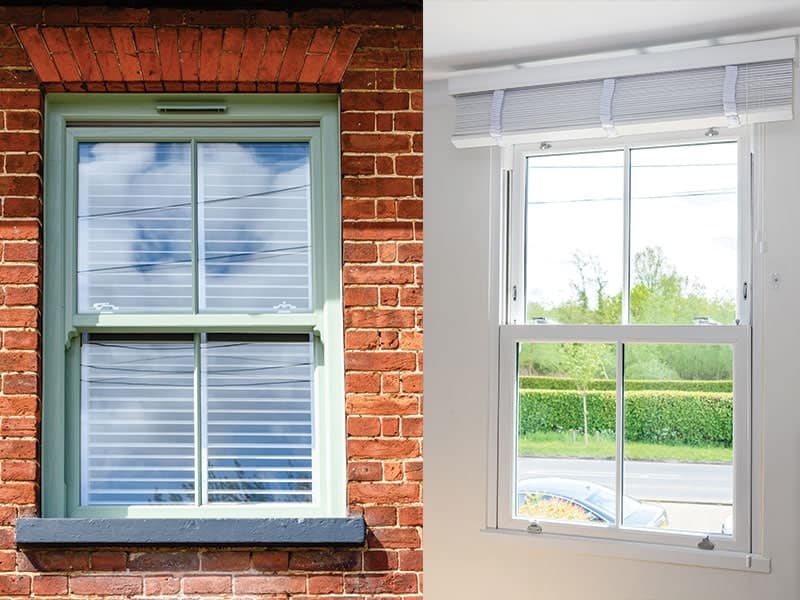 Vertical slider dual colour options
